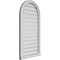 Ekena Millwork Round Top Surface Mount PVC Gable Vent: Functional, w/ 2"W x 2"P Brickmould Sill Frame, 22"W x 42"H GVPRT22X4203SF - alternate 2